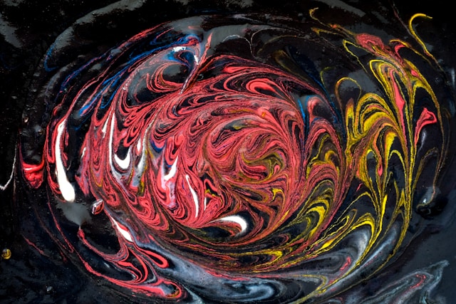 swirled paint